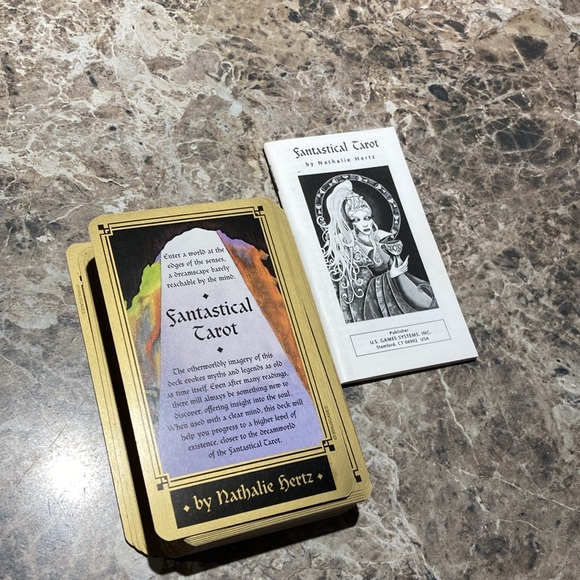 Fantastical Tarot Card Deck OOP 1999 original artwork Nathalie Hurtz divination - Picture 5 of 11